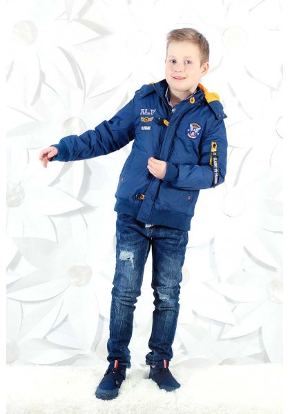 Куртка-Бомбер, демисезонная для мальчиков.Размеры 134-164 см.Фирма GRACE.Венгрия